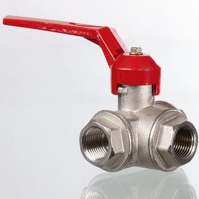 Ball valve - 3 BKR ND L - HANSA FLEX AG - lever / for control / for water