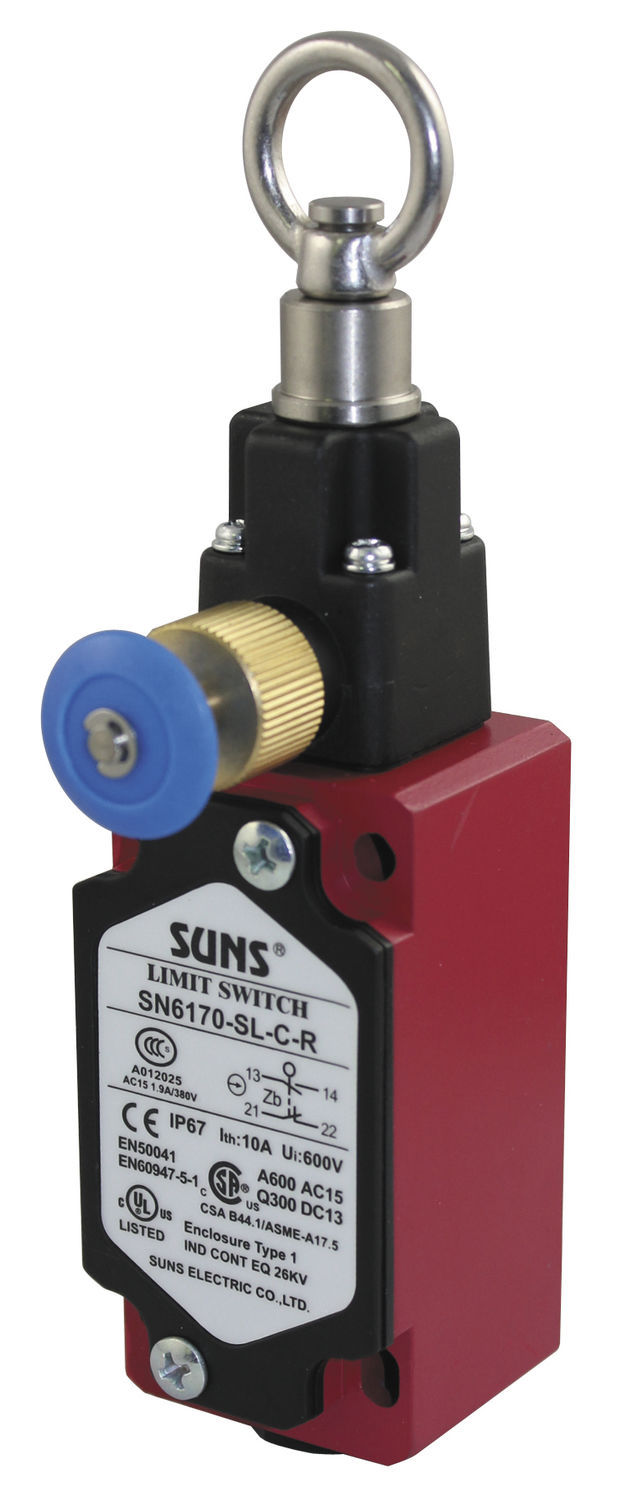 Safety switch / cablepull / singlepole / with indicator light