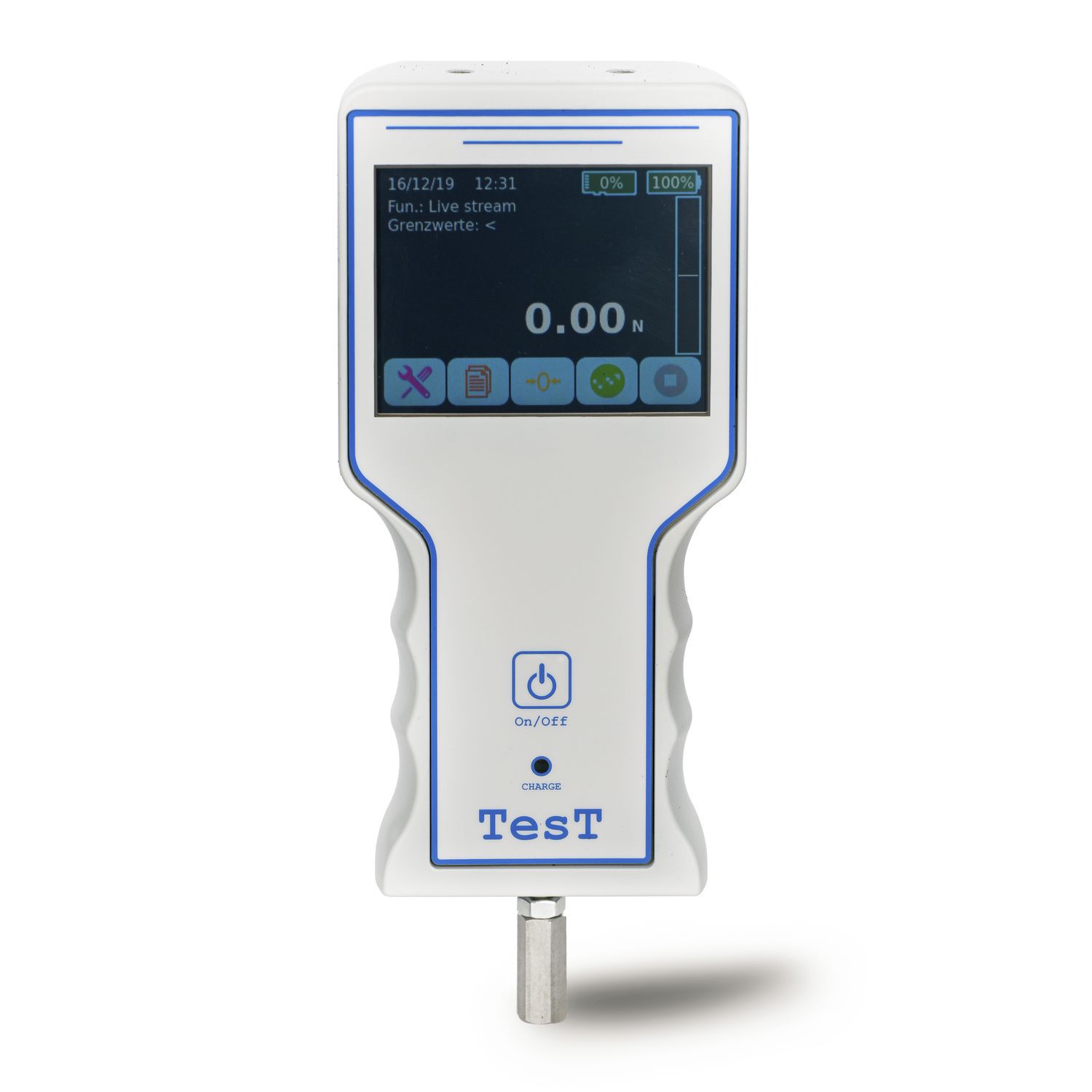Portable dynamometer - 324 - TesT GmbH - digital / with remote readout ...