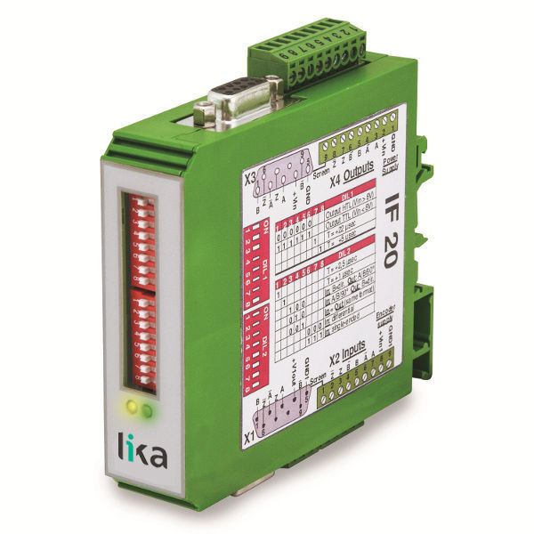 Digital signal converter IF20 Lika Smart encoders & actuators