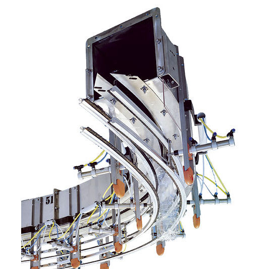 Chain conveyor SMI air / for empty PET/HDPE bottles / horizontal