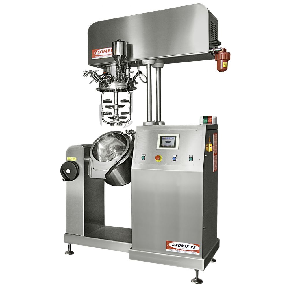 Vacuum homogenizer - Axomix 25 - 50 - AXOMATIC - turbine / vertical / batch