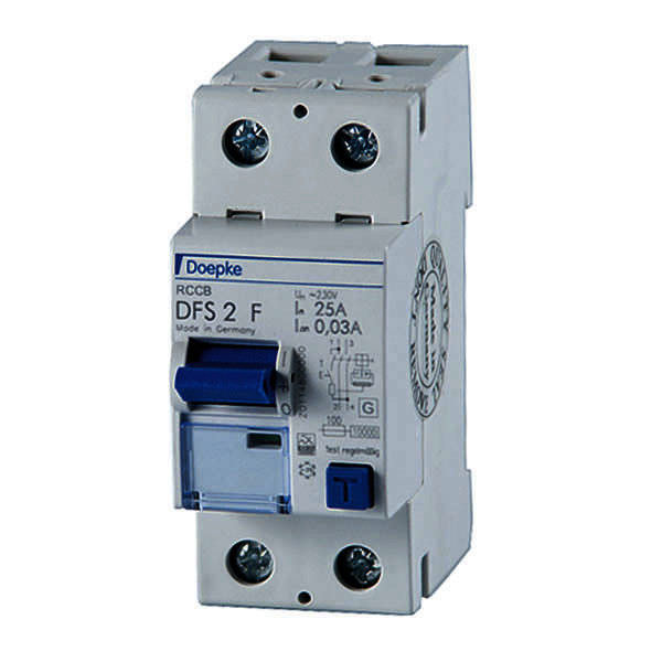 Circuit Breakers & Disconnectors Doepke DFS2 63A 100mA RCCB Double Pole