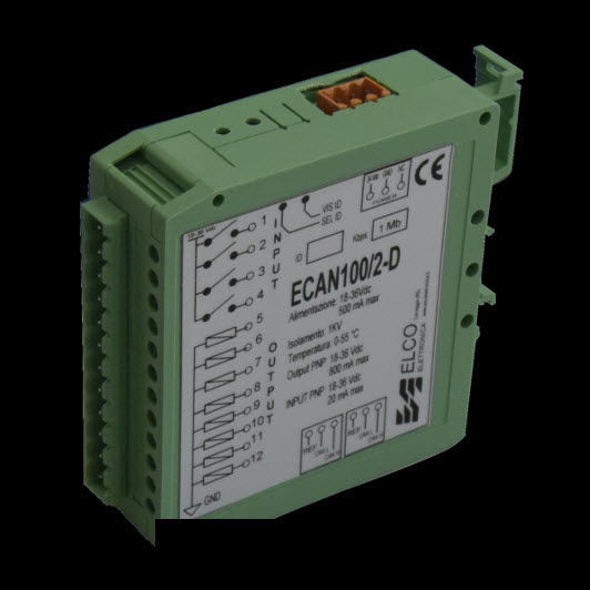 Analog I/O module - ECAN 100/2 - ELCO Elettronica di A. Ligabue e C ...
