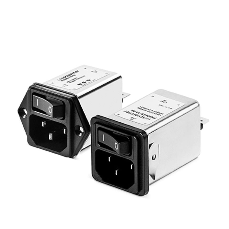 Power entry module with switch FN 9264 SCHAFFNER Group