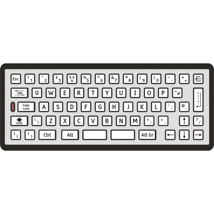 Panel-mount keyboard - 2210-35201 - Storm Interface - with mechanical ...