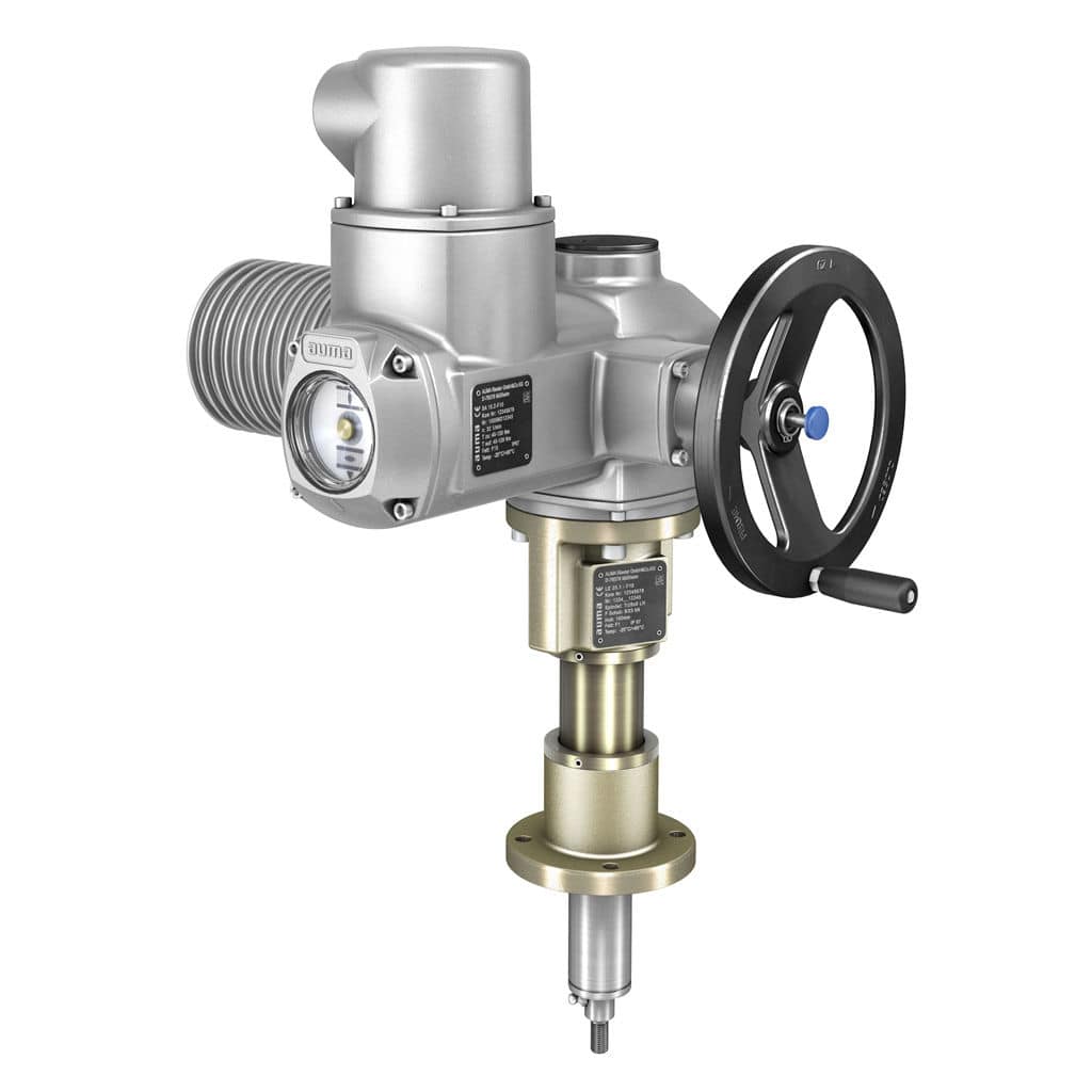Linear valve actuator SA LE AUMA electric / manual / multiturn