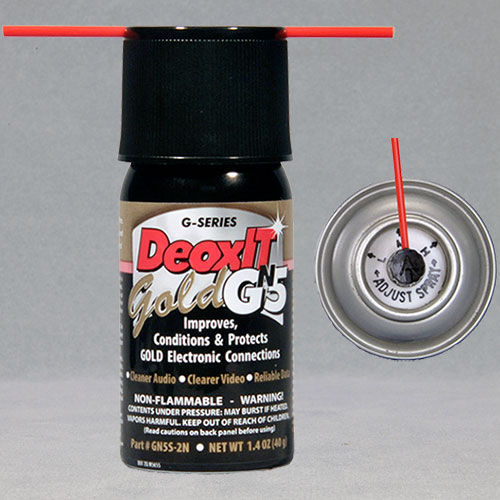 Protective spray DeoxIT® Gold GN5S2N CAIG for metal / for plastics / nonflammable