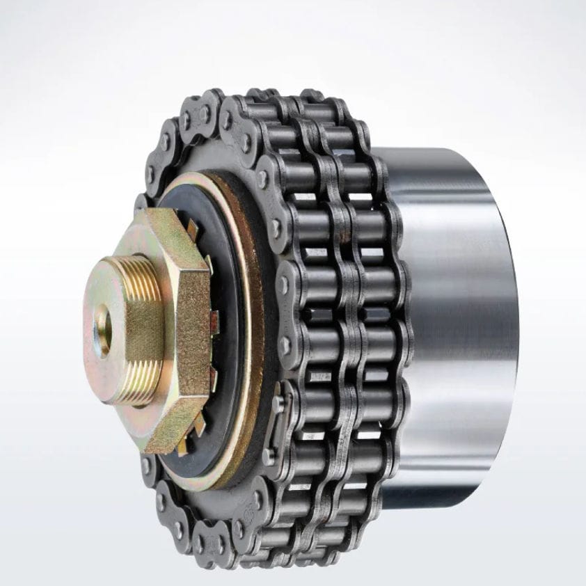 Torque limiter with coupling FTSerie RKC iwis antriebssysteme GmbH & Co. KG with sprocket