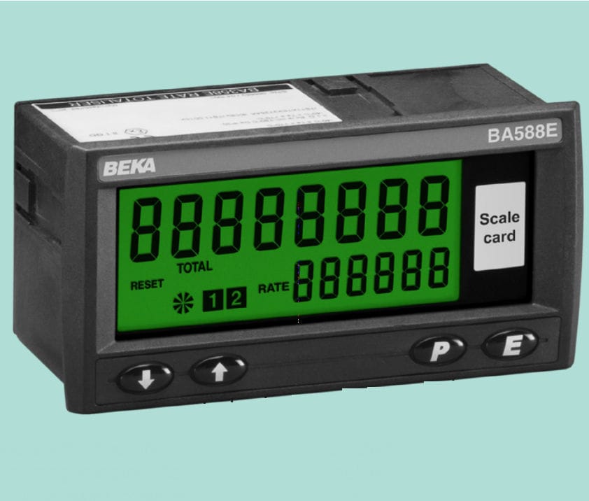 Pulse Totalizer Counter Ba588e Beka Digital Electronic Panel