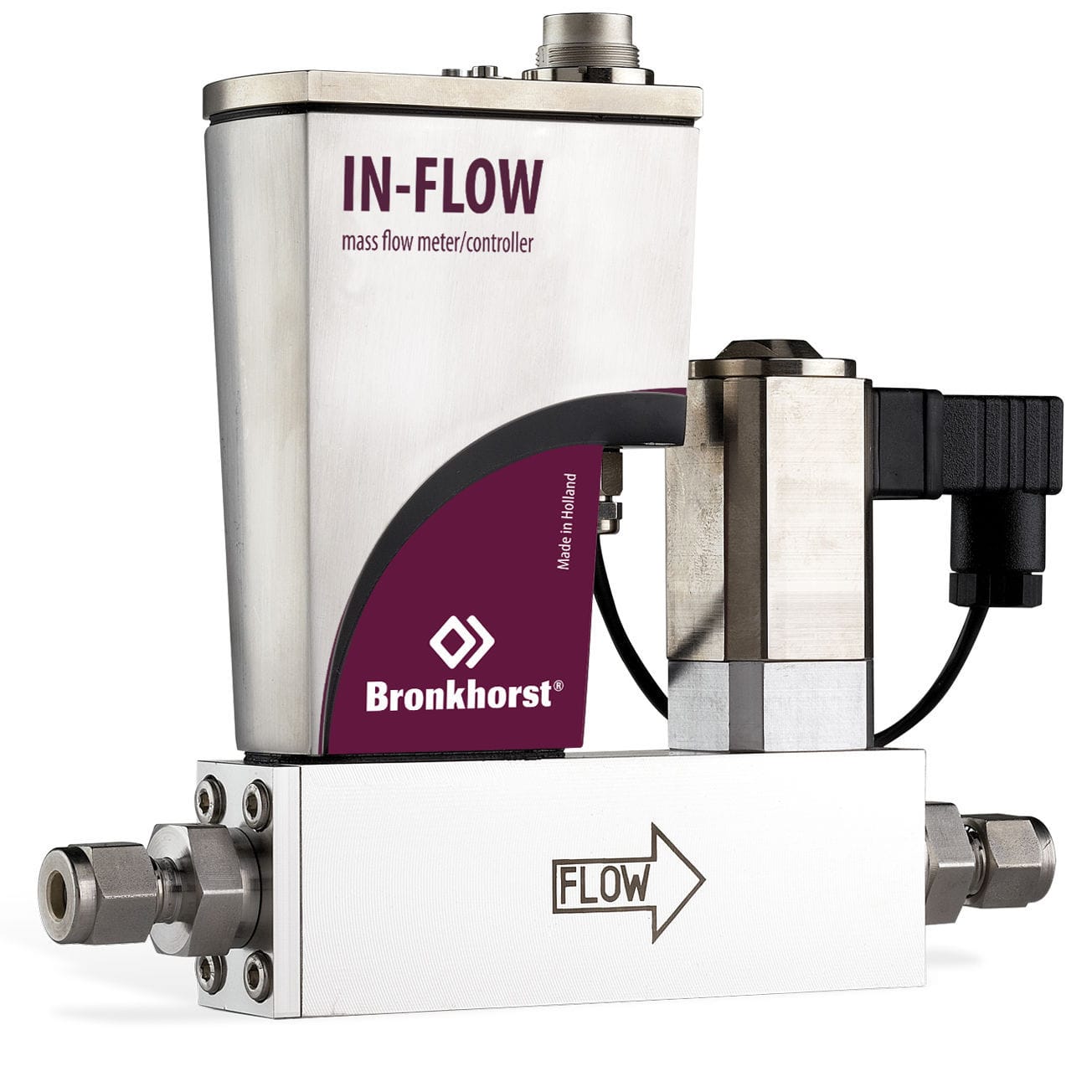 Thermal mass flow meter INFLOW™ Bronkhorst for gas / DN8 1/4