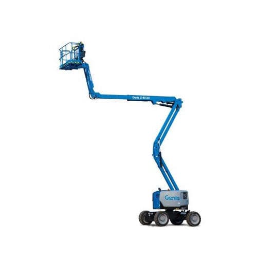 Rough terrain articulated boom lift - Z®-45 XC™ - Genie - wheeled ...