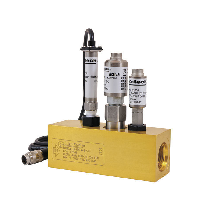 Turbine flow meter FloTech Badger Meter for liquids / bidirectional