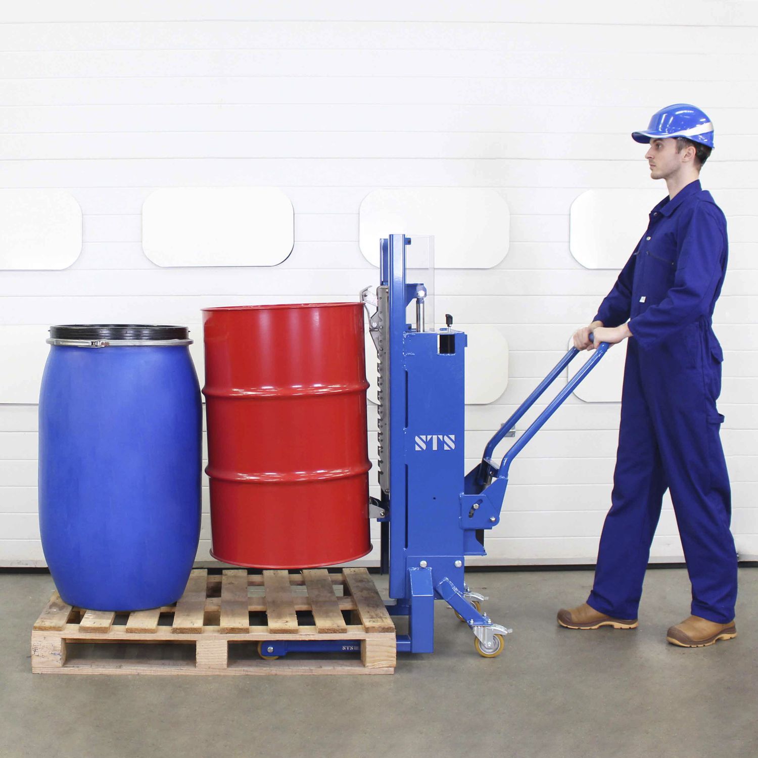 Hydraulic drum lifter DTP06R500 STS Bespoke Handling Equipment