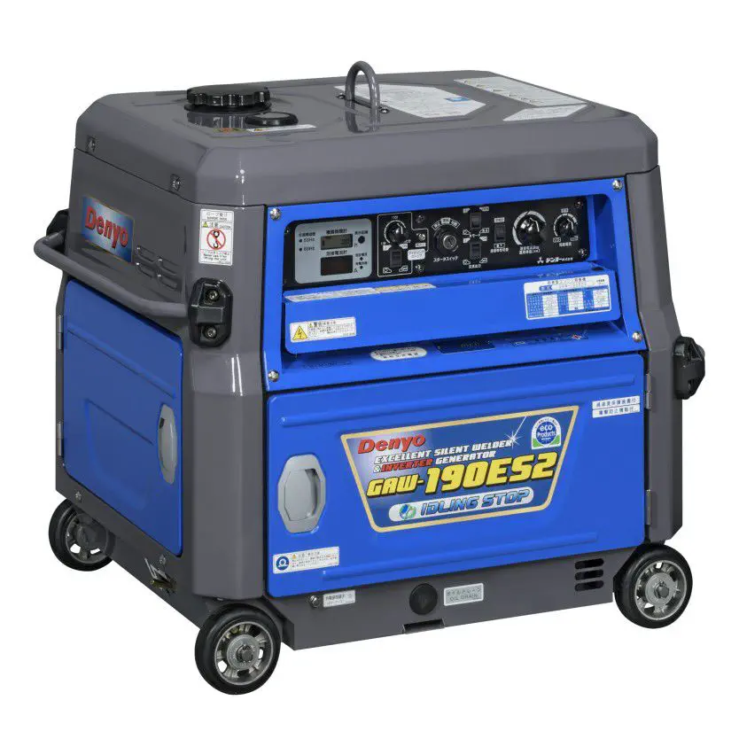 節約 デンヨー 溶接機 インバーター発電機 GAW185ES2 福岡県久留米市発