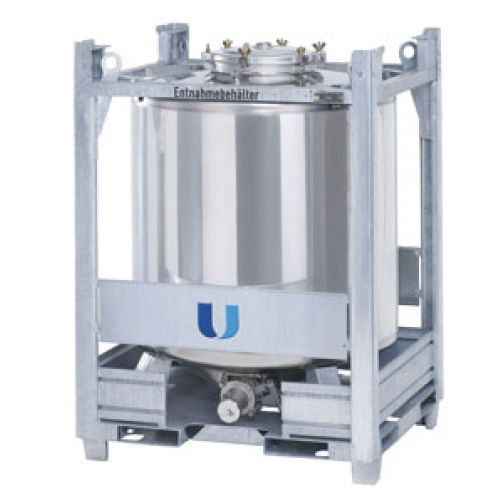 Stainless steel IBC container IBC Z series HIRSCHFELD EMBALLAGES galvanized steel