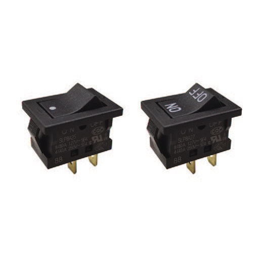 Rocker switch - SLP8A - Nidec Copal Electronics - single-pole / dust ...