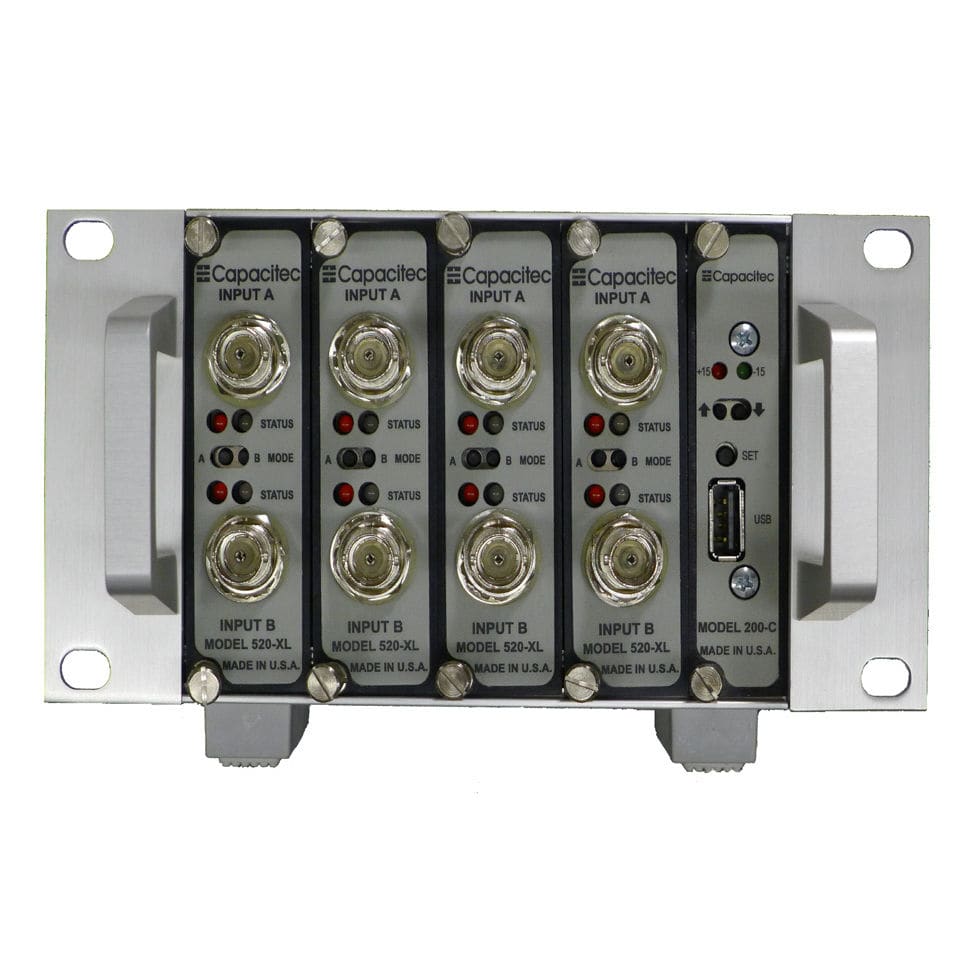 Power amplifier 520 series CAPACITEC capacitance / measuring