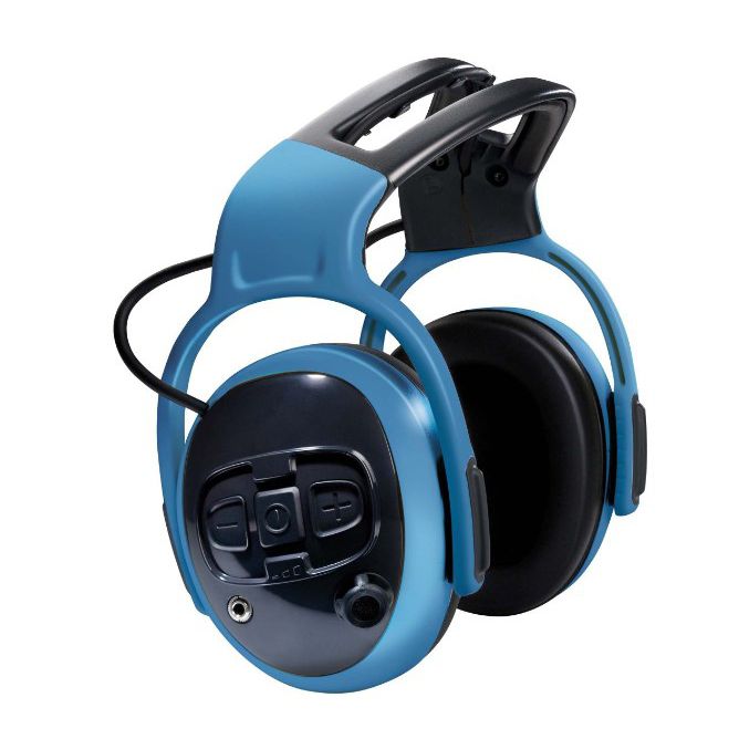Foam hearing protection earmuff CutOff Pro MSA headband / electronic
