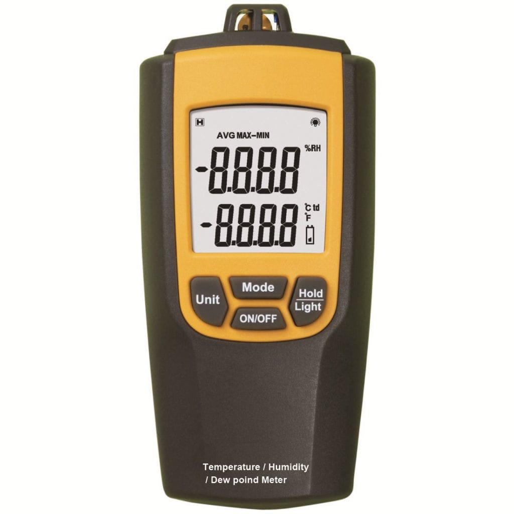 Humidity meter with LCD display VA8010 LUMEL handheld / temperature / dewpoint
