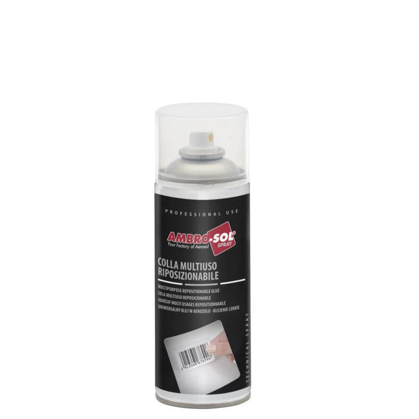 Paper adhesive - I257 - AMBRO-SOL - single-component / elastic / aerosol