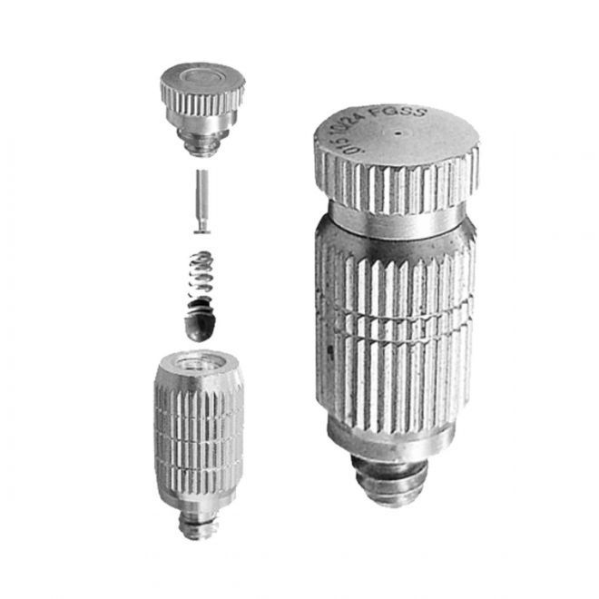 Misting nozzle MC41140 Mistcooling Inc for liquids / stainless steel