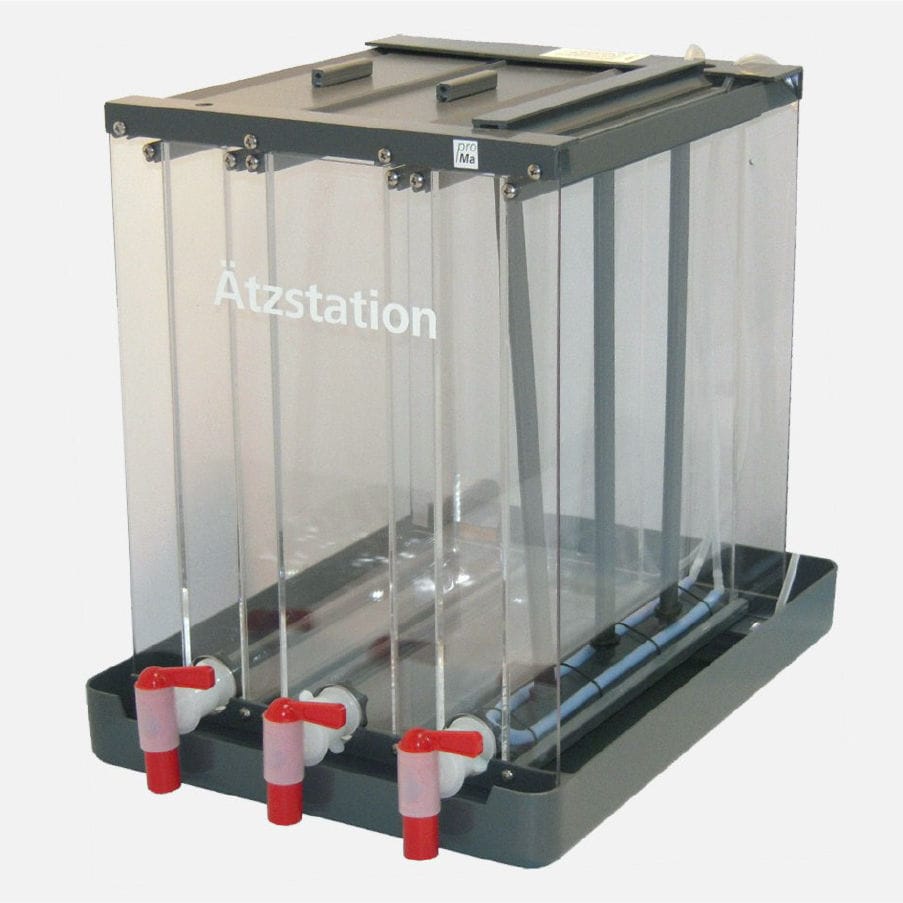 Electrolytic PCB etching device GieTec GmbH chemical / for the