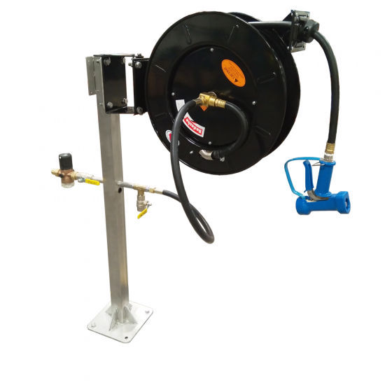 Hose reel STDHR series Hughes Safety Showers retractable / with