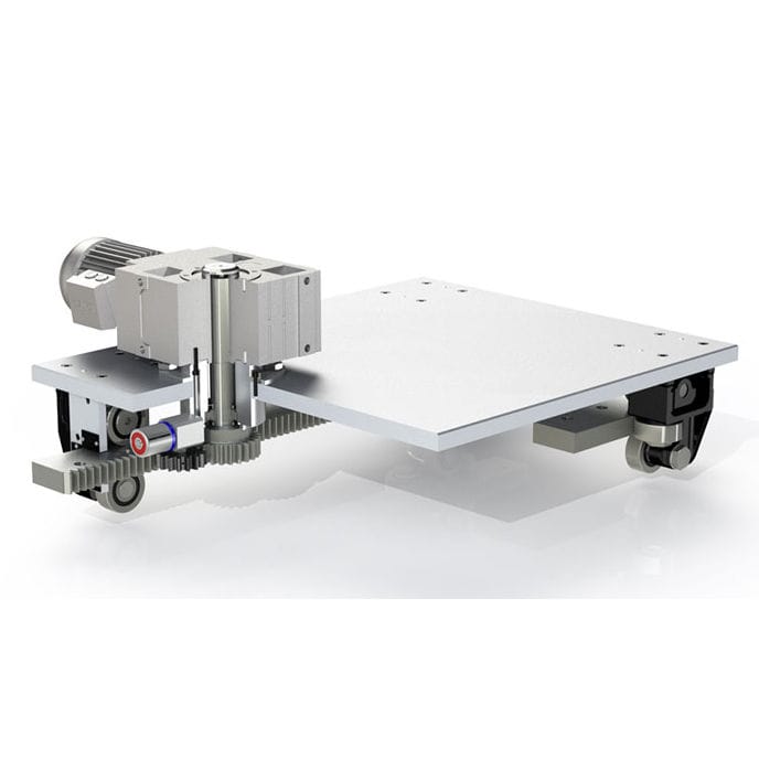 Skate wheel linear motion system MHD series for heavy loads / motorized / track