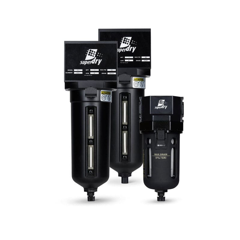 Desiccant filterdryer FD series SuperDry Systems compressed air