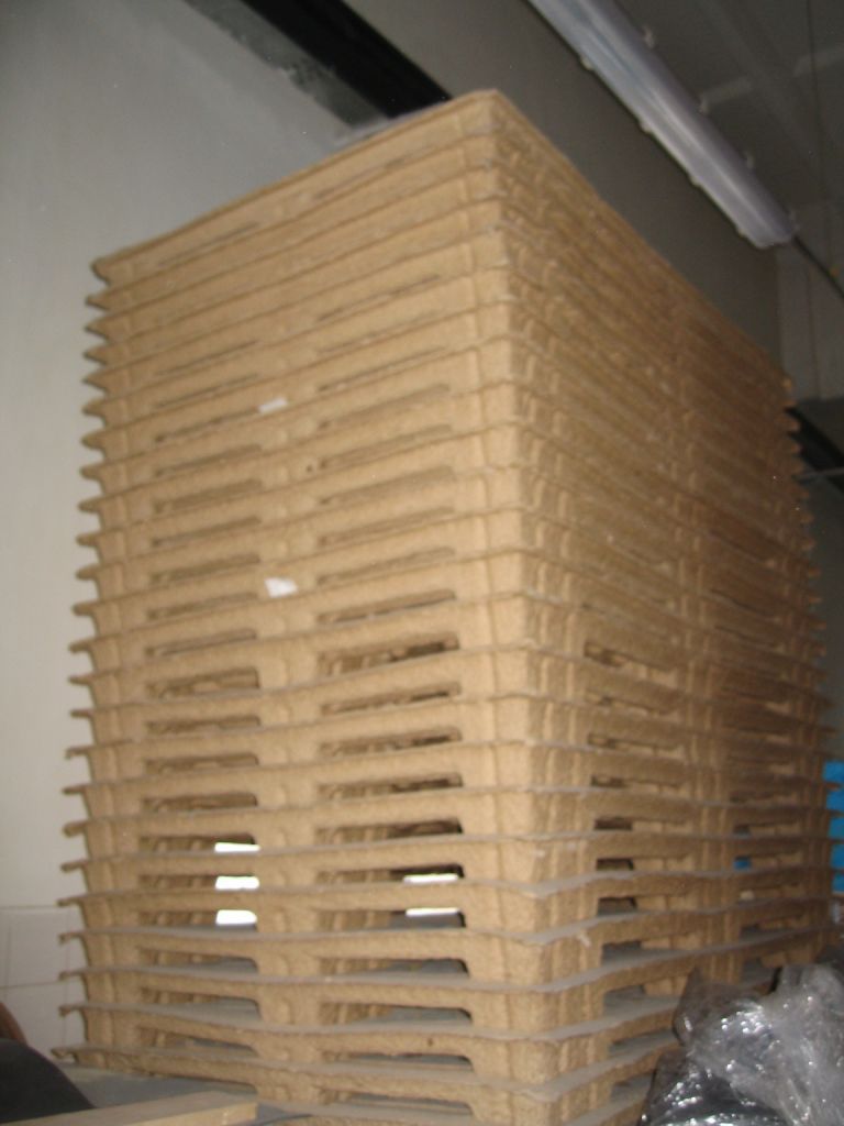 Paper pulp pallet Eredi Caimi