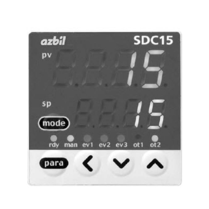 Digital temperature controller - SDC15 - Azbil North America - single-loop  / compact