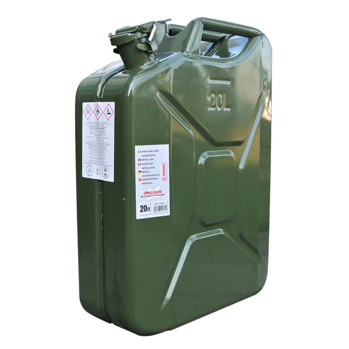 Stainless steel jerrycan Emiliana Serbatoi rectangular