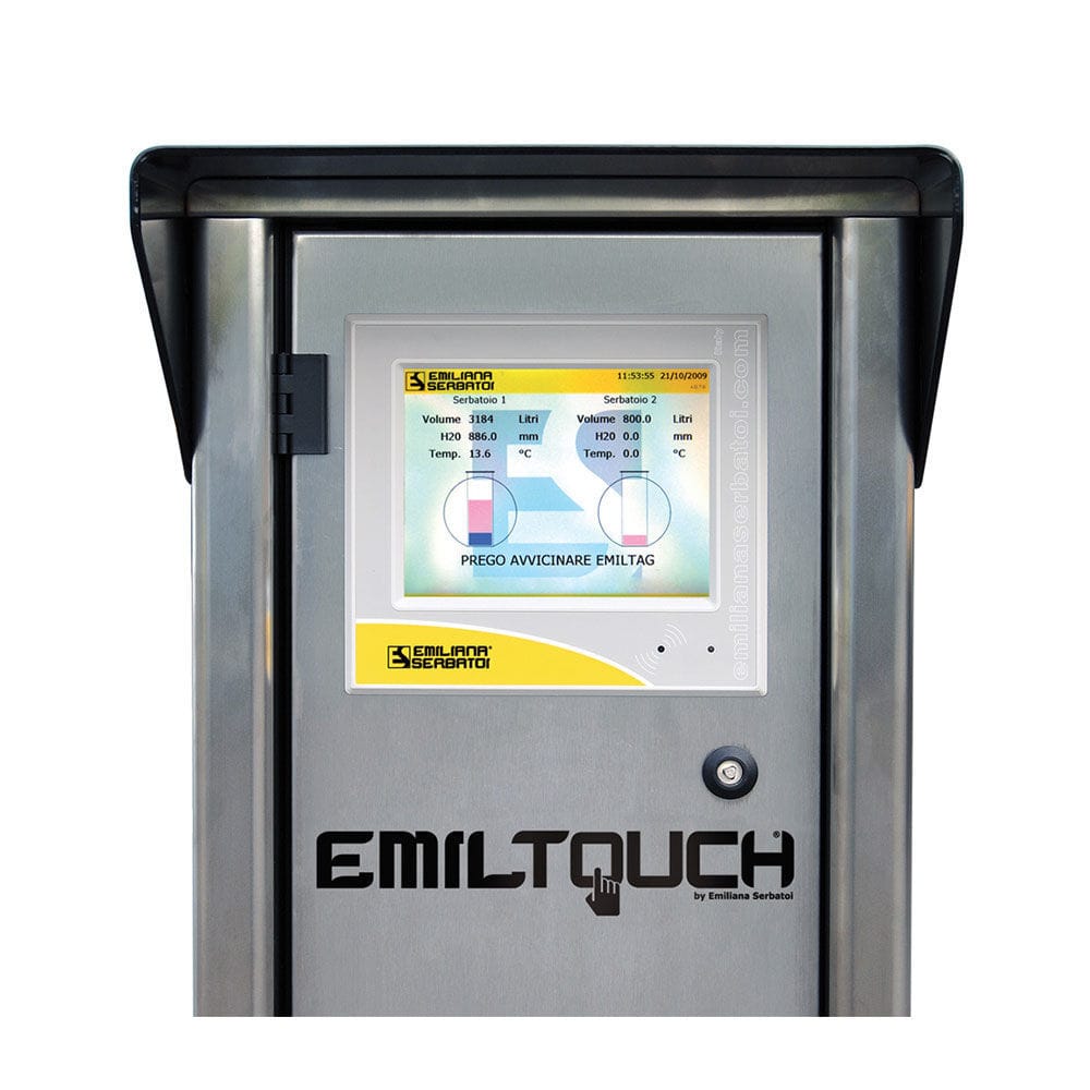 Fuel consumption monitoring system Emiltouch® Emiliana Serbatoi
