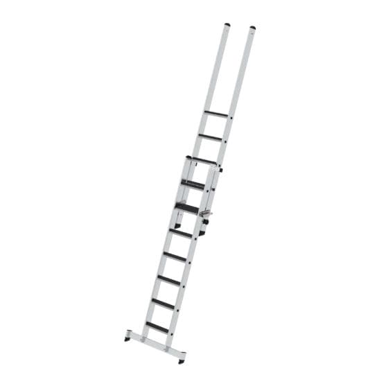 Aluminum ladder - 040630 - Günzburger Steigtechnik - single / sliding