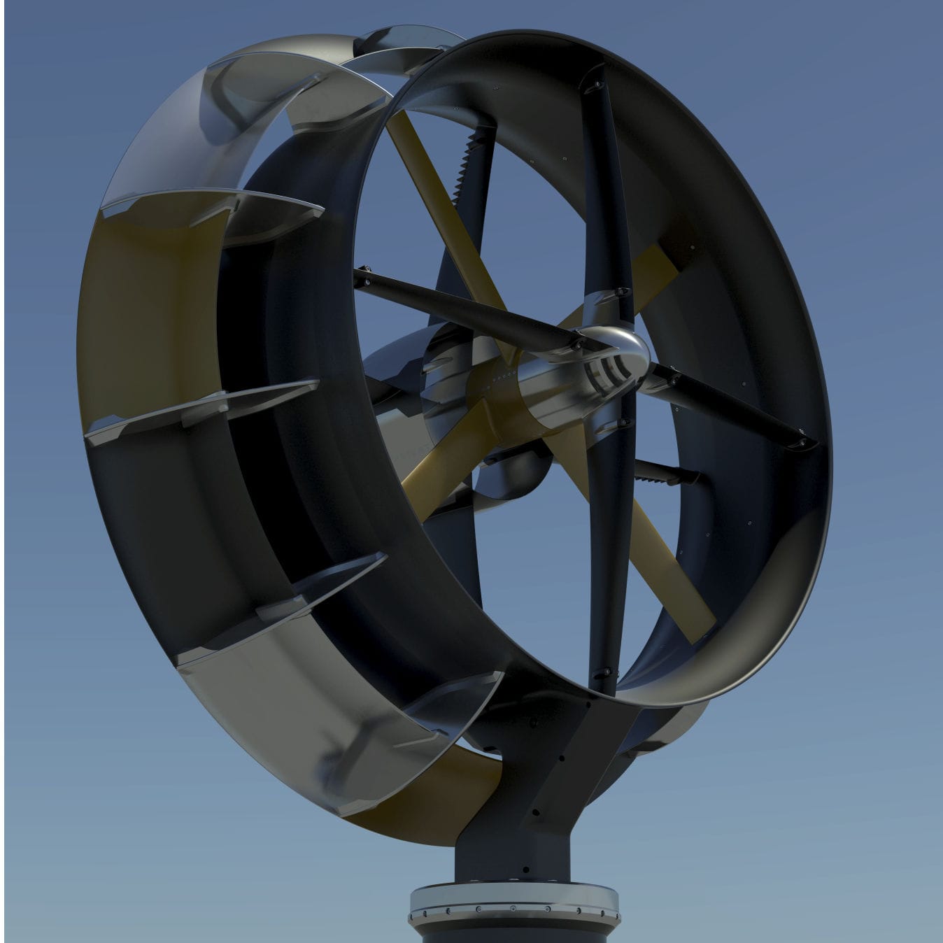 Permanent directdrive wind turbine VETAR 4 Poduhvat