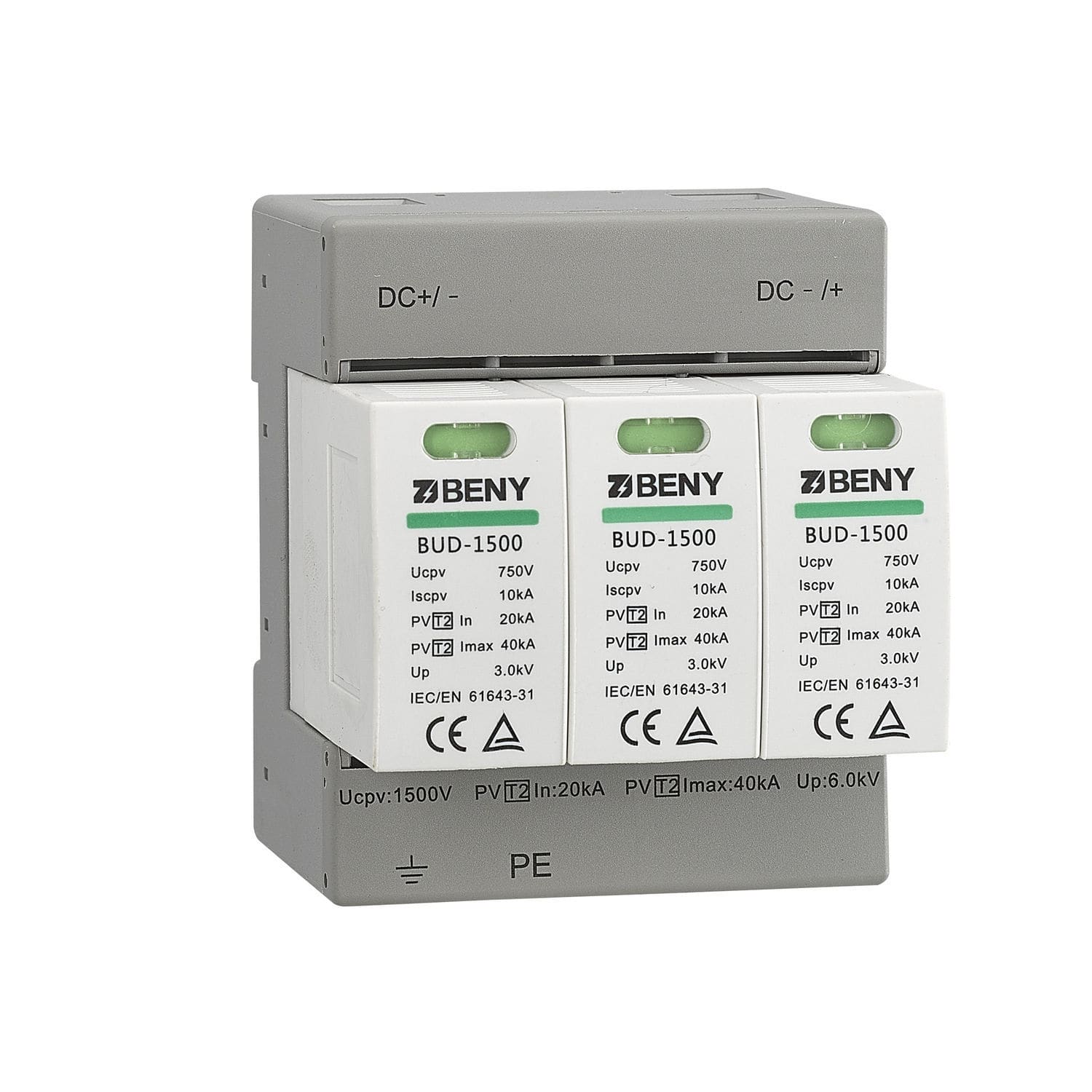 DC surge protection unit BUD1500 Zhejiang Benyi Electrical Co.,ltd