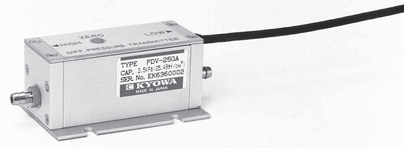 Differential pressure transducer PDVA series Kyowa Electronic