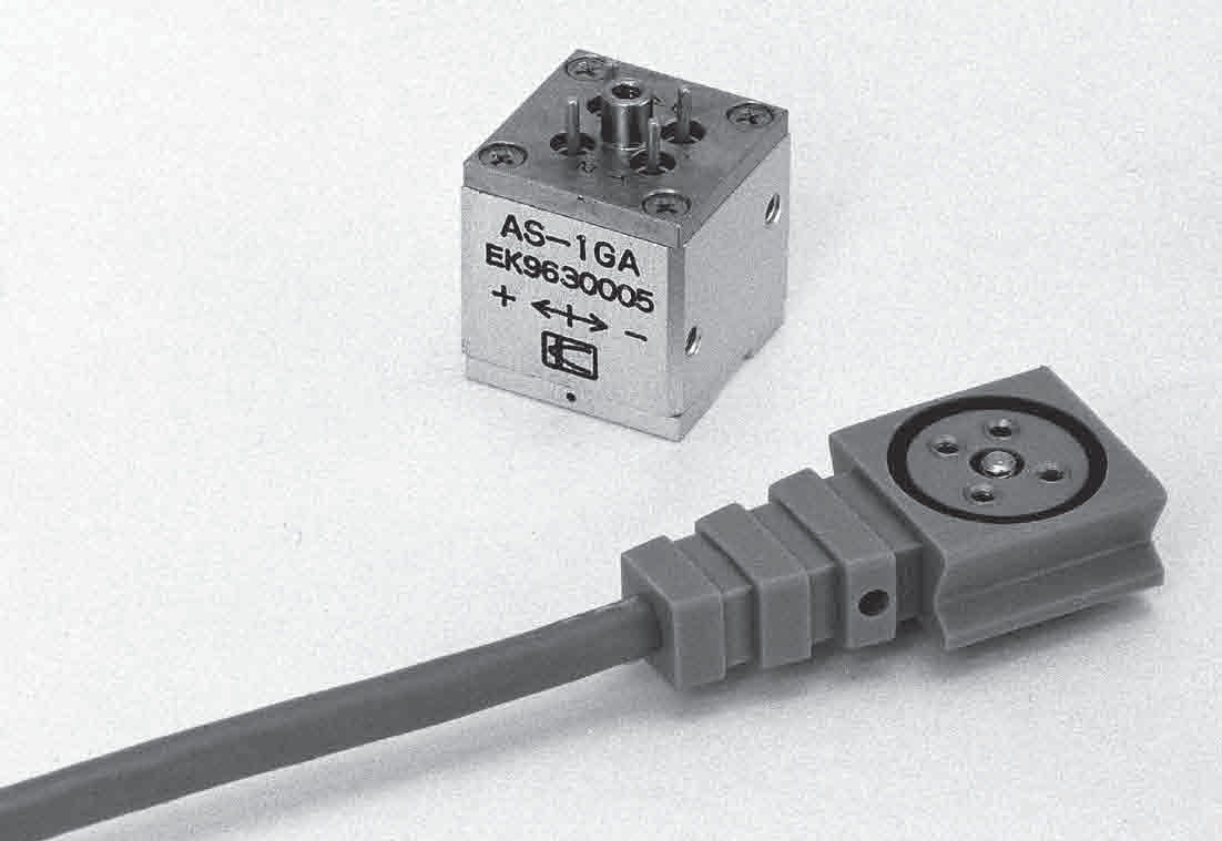 Triaxial acceleration transducer - AS-GA series - Kyowa Electronic  Instruments Co. - piezoelectric / high-sensitivity / small