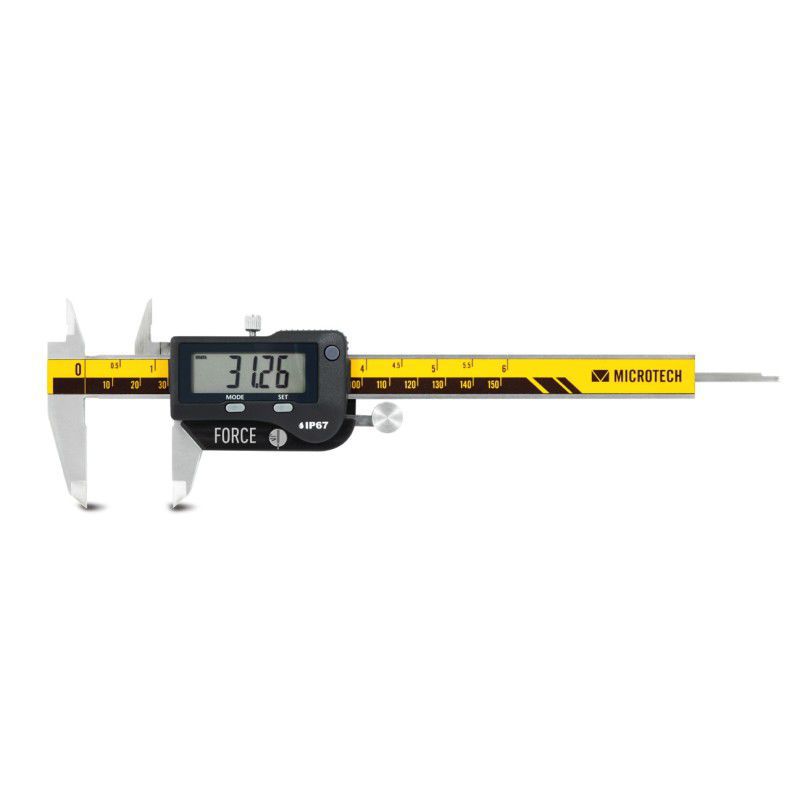 Caliper with digital display - 141078122 - MICROTECH - wireless / IP67