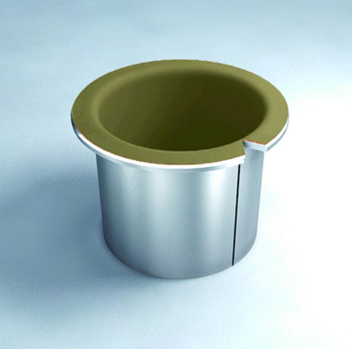 Flange plain bearing IB017 IDEAL BEARING INC. steel / PTFE