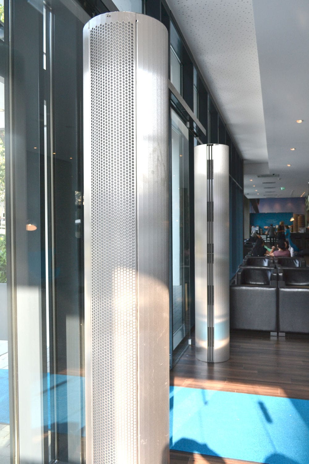 Ambient Air Curtain Horizontal Vertical Commercial Colum