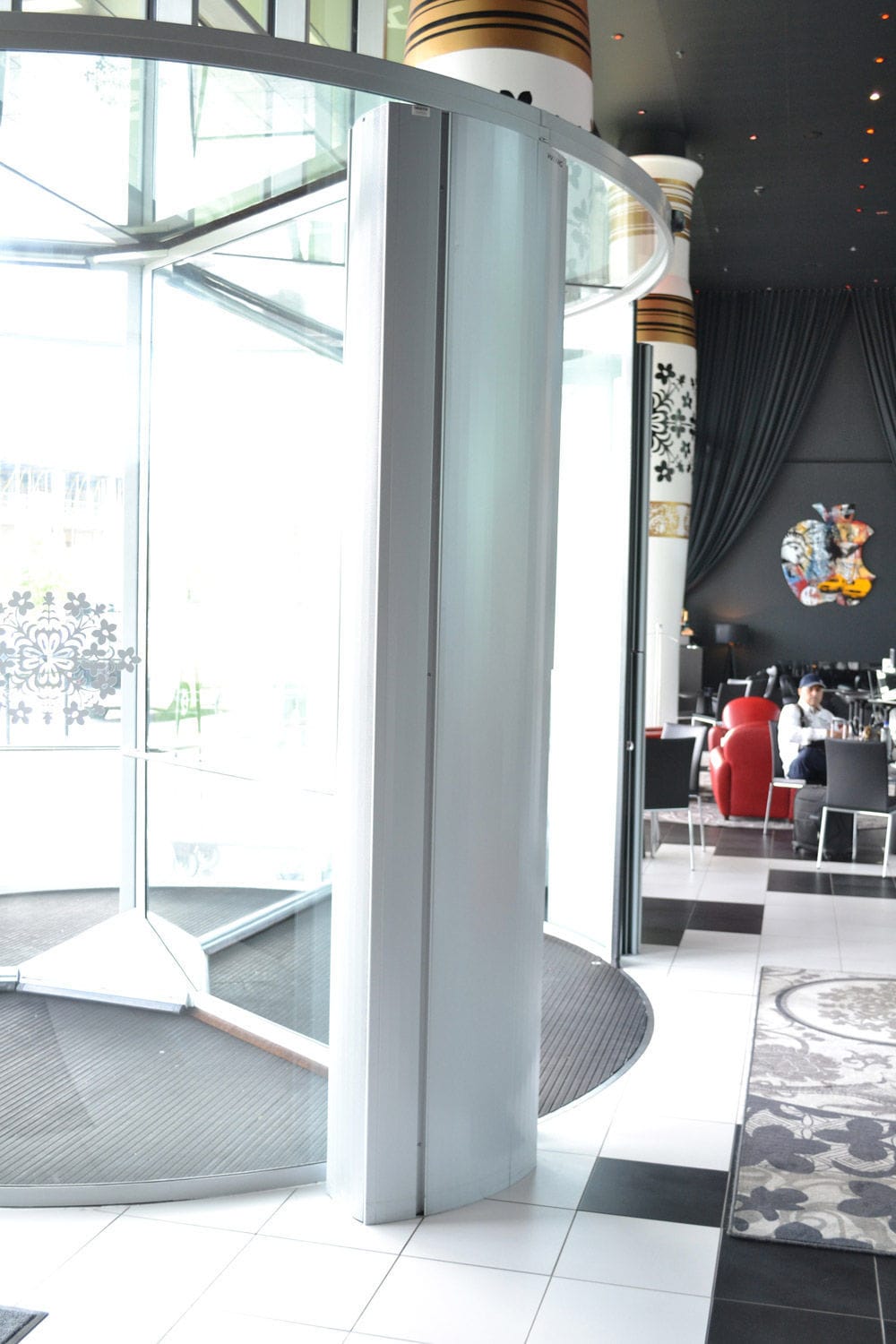 Ambient Air Curtain Horizontal Vertical For Revolving Doors