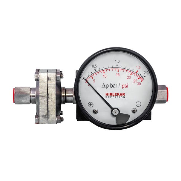Differential pressure gauge DX 20 Hirlekar Precision Instruments