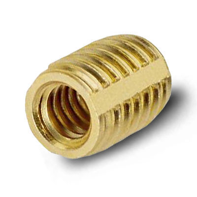 Threaded insert - 1024JC19-24BR - Yardley Products - self-tapping ...