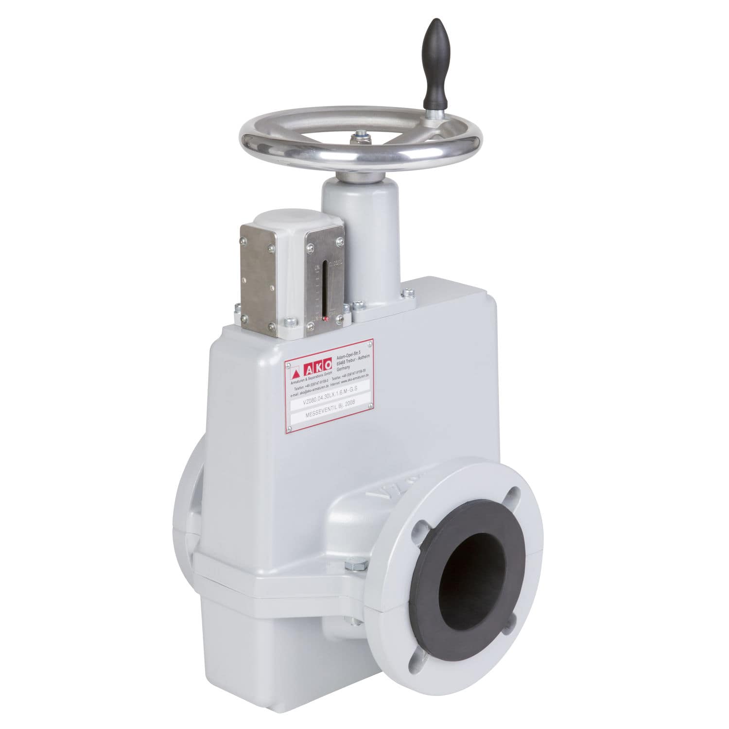 Pinch valve VZ AKO ARMATUREN manual / electricallyoperated / for