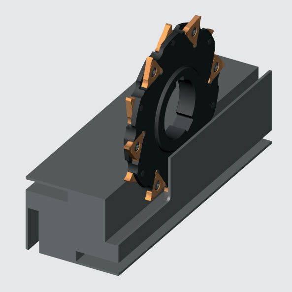 Interlocked side milling cutter M310 series Paul Horn indexable