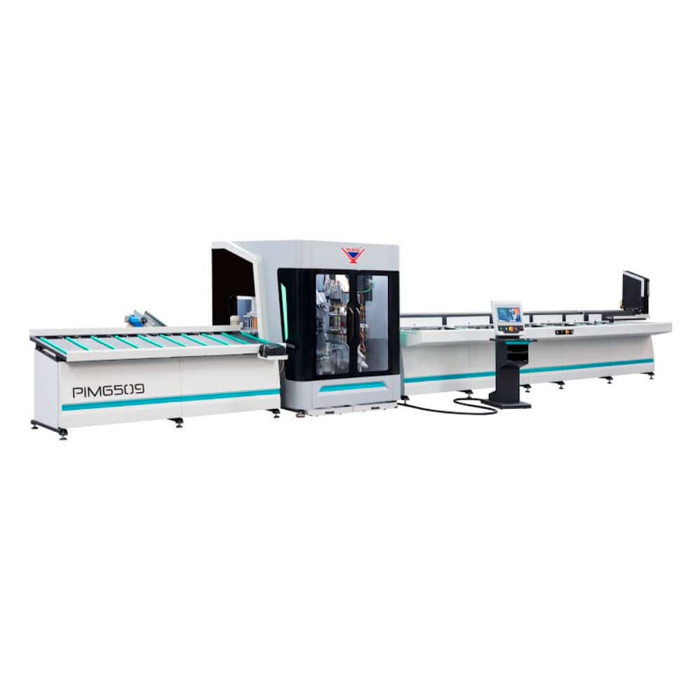 PVC profile machining and cutting line PIM 6509 YILMAZ MACHINE