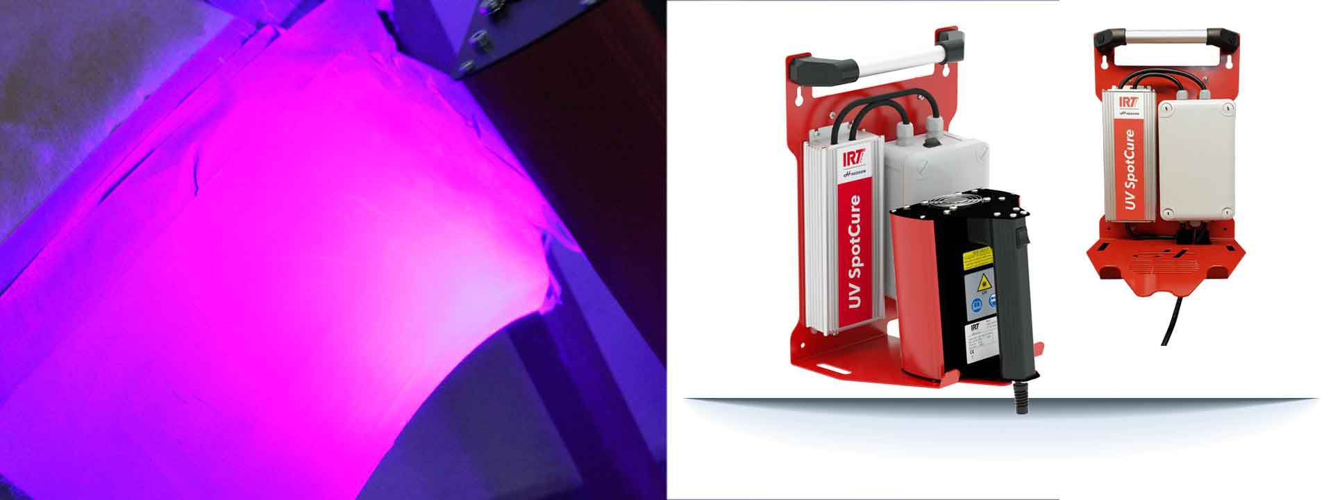 UV curing system / for coating UV SPOTCURE IRT Prozesswärmetechnik