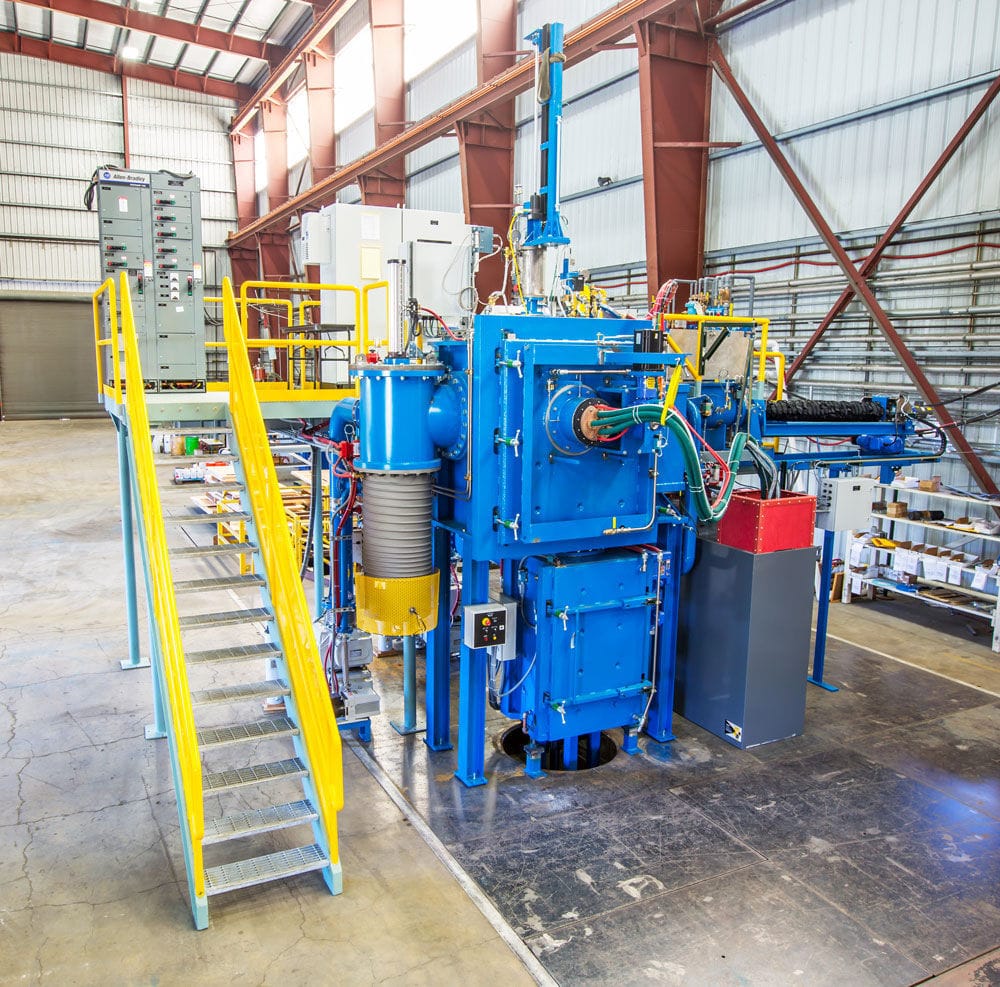 Chamber furnace Vacuum Induction Melting (VIM) SECO/WARWICK S.A. pit / melting / casting